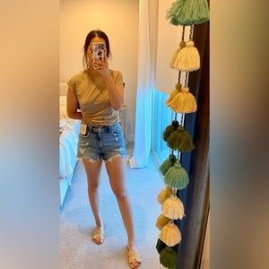 Abercrombie & Fitch, High Rise Mom Shorts, Size 27/4